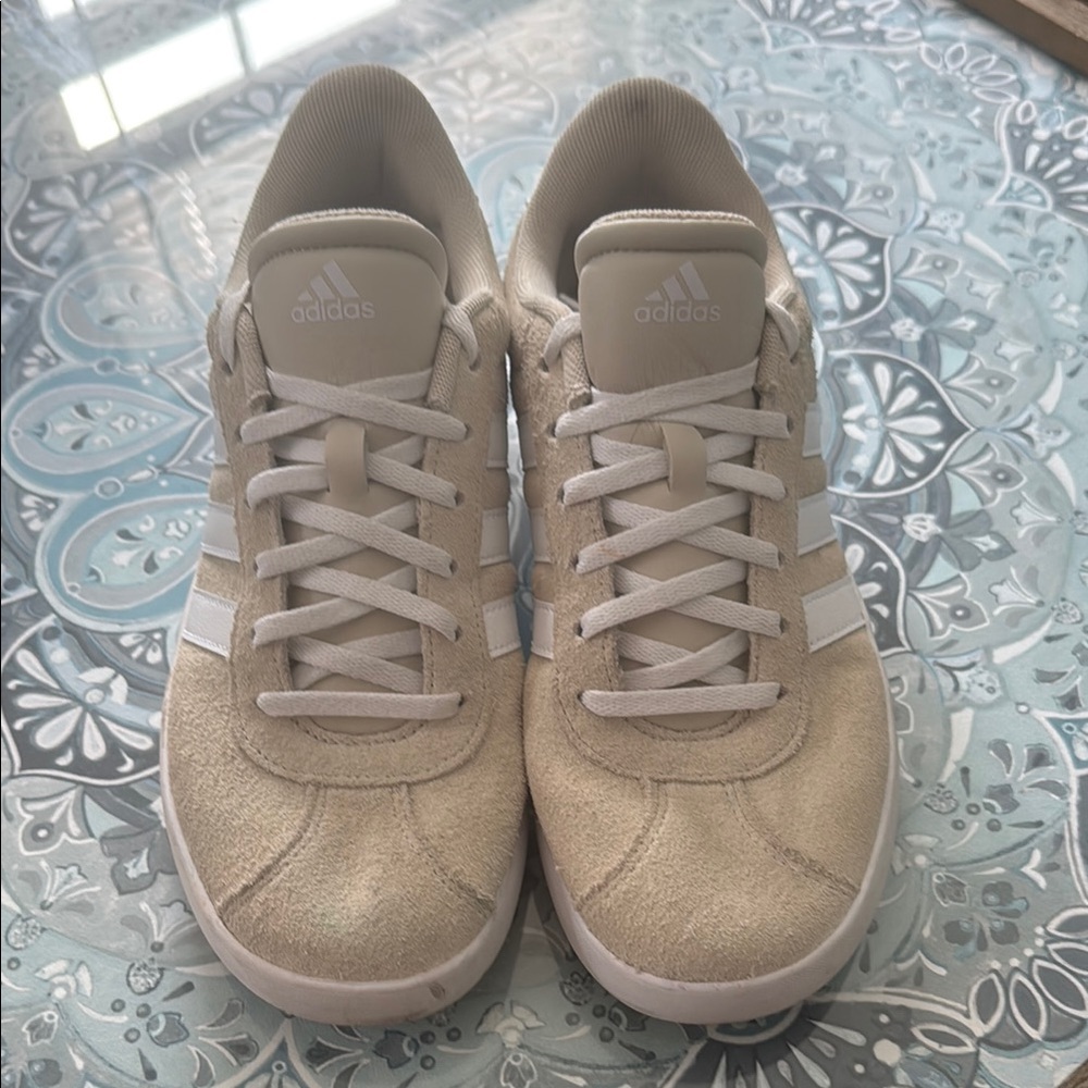 Adidas Tan Suede Sneakers Classic Low-Top